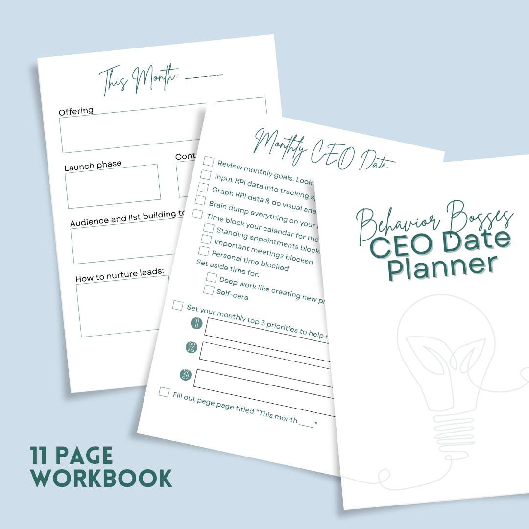 CEO Date Planner