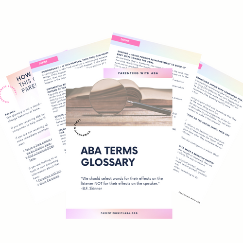 ABA Terms Glossary