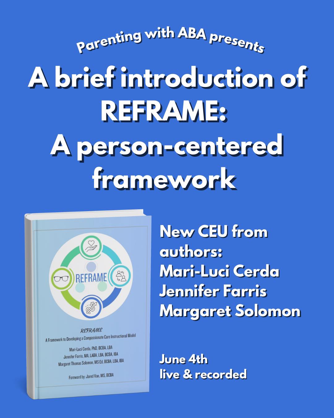 June 2025 CE Certificate - An Introduction to REFRAME: A Person-Centered Framework